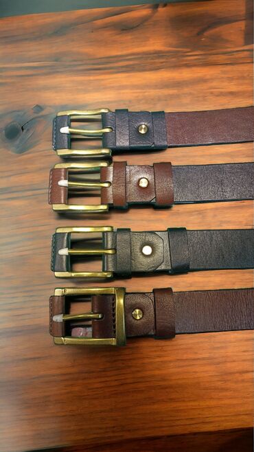 Ремни и пояса: Ремень из натуральной кожи. Толщина 3-4 мм. Длину подберем — 6