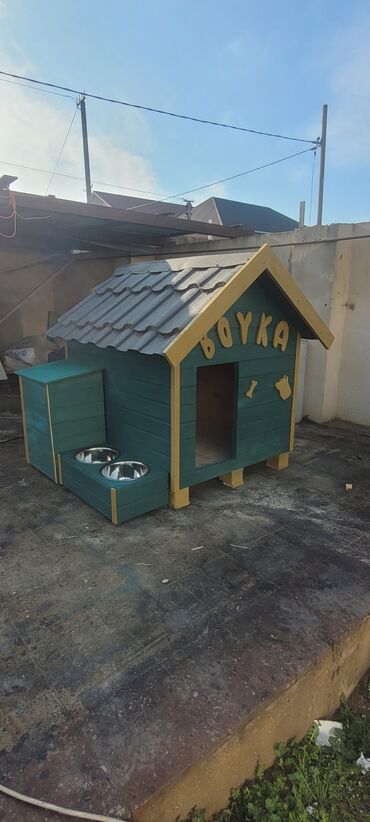 Qəfəslər: Məhsul: İt üçün açıq havada volyer və taxta it evi - Konstruksiya — 7