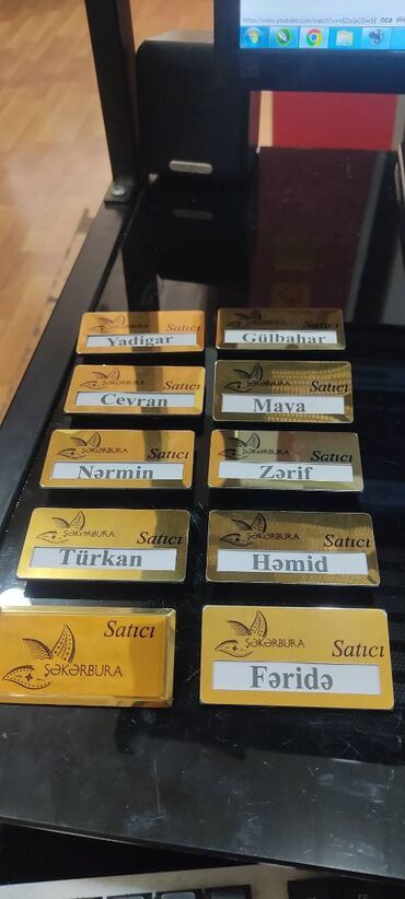 Reklam, çap: *Hər Növ Reklam İşləri *Fartuk Önlük Köynək çap Hazırlanması *Qabarıq — 8