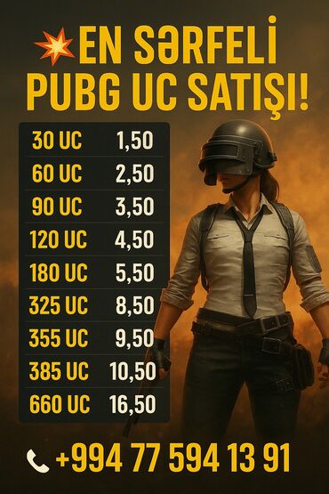Pubg Uc Satisi Qiymətlər Şəkildə