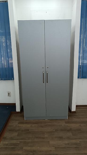 Офис шкафтары: Кеңсе үчүн шкаф, Колдонулган, түсү - Боз, ЛДСП — 1
