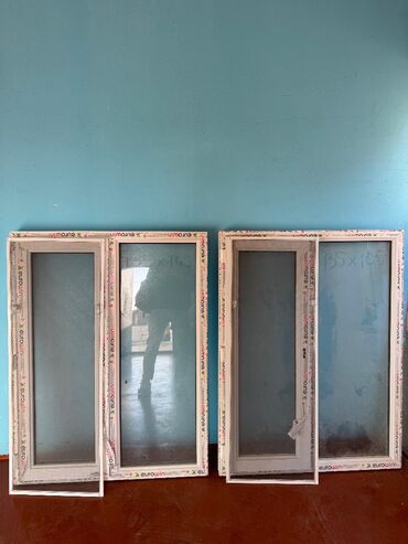 Ağcaqanad torları: Yeni İkiqat şüşə paketi Plastik pəncərə, Еni: 105 sm, Uzunluğu: 135 sm