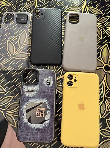 Məhsul: iPhone 11 üçün müxtəlif telefon örtükləri dəsti Komplektdə