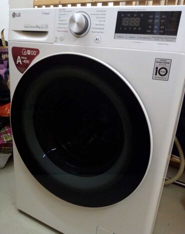 мастера по ремонту стиральных машин: Стиральная машина LG, Б/у, Автомат, До 9 кг, Компактная