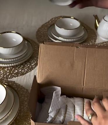 dish sets: Набор посуды на 6 персон новое с коробкой Белый цвет всегда в моде. 6 — 9