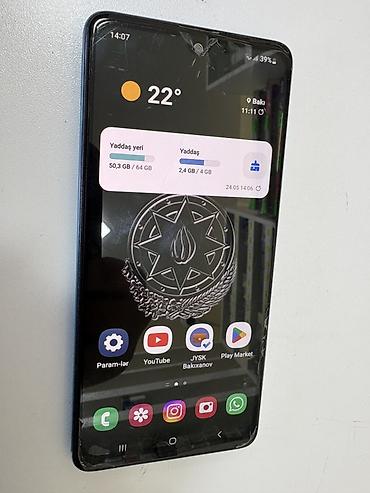 a51 samsung: Samsung Galaxy A51, 64 GB, rəng - Mavi, Barmaq izi — 1