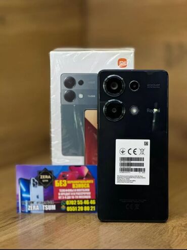Xiaomi: Xiaomi, Redmi Note 13, Новый, 256 ГБ, цвет - Черный, eSIM