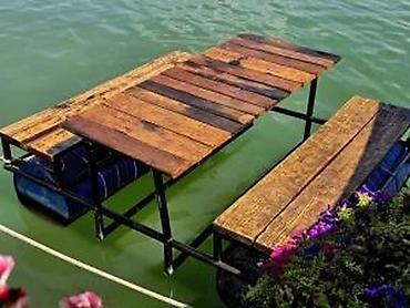 Ostali nameštaj: PREDIVAN SET NA VODI ZA POTPUNI UZITAK I ODMOR | Predivan sto sa — 8