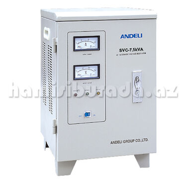 andeli stabilizator - Azərbaycan: Tənzimləyici Requlyator ANDELI SVC-7500VA (Stabilizator) 150-250AC
