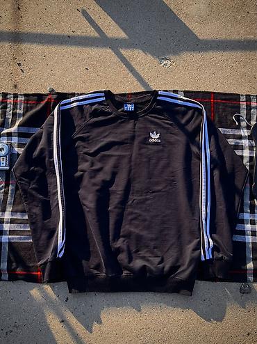 спец одежда для охраны: Мужская толстовка, L, Adidas, Б/у, цвет - Черный, Самовывоз, Платная доставка — 1
