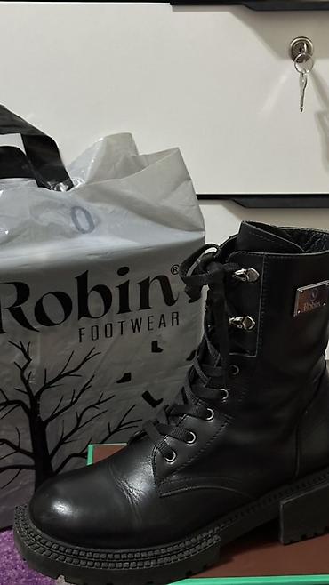 Ботинки и ботильоны: Черные женские ботинки в стиле combat/берцы. Характеристики: - — 8