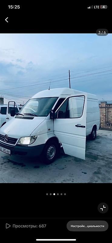 борд на спринтер: Mercedes-Benz Sprinter белого цвета, цельнометаллический фургон с — 3
