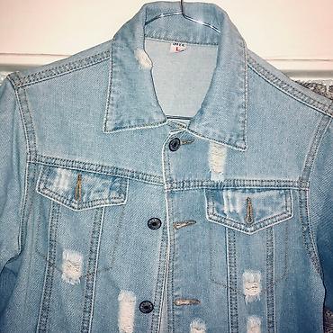 Джинсовые куртки: Джинсовая куртка, Осень-весна, 2XL — 7