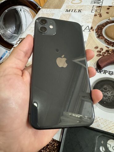 ayfon 11 yeni: IPhone 11, 64 ГБ, Space Gray, Отпечаток пальца, Face ID, Беспроводная зарядка