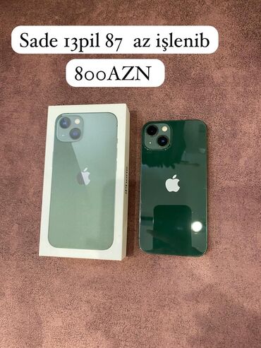 ipod touch 8. nesil: IPhone 13, Зеленый, Face ID