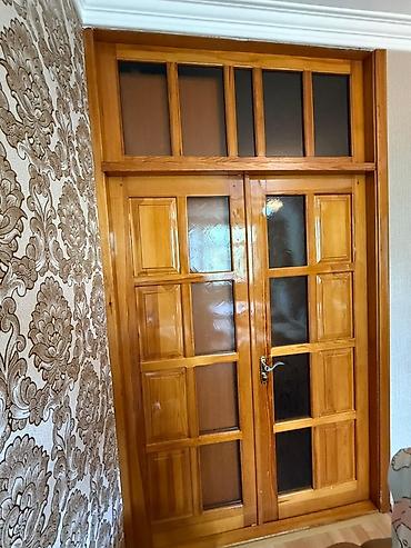 qapi otaq: Taxta interyer qapıları – şüşəli dizayn Məhsul təsviri: - Material — 2
