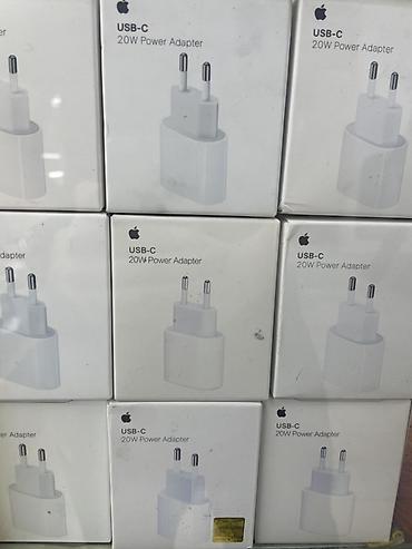 Оригинал зарядка Зарядные адаптеры Apple USB‑C 20W - Мощность at lalafo.kg Оригинал зарядка Зарядные адаптеры Apple USB‑C 20W - Мощность