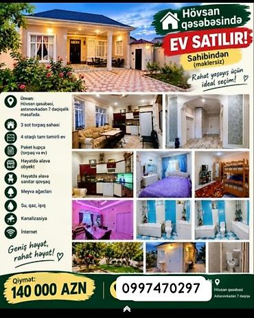 Hövsan qəsəbəsində rahat yaşayış üçün ideal seçim – geniş həyətli