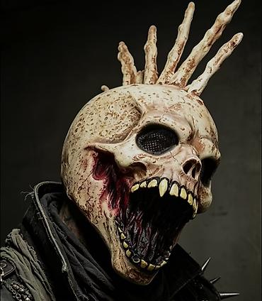 klon paltarı: Məhsul: Tam üzlü qorxu temalı Halloween maskalar Təsvir: - Realistik — 1