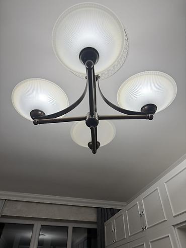 taxta listurlar: Çılçıraq, 4 lampa, Taxta — 2