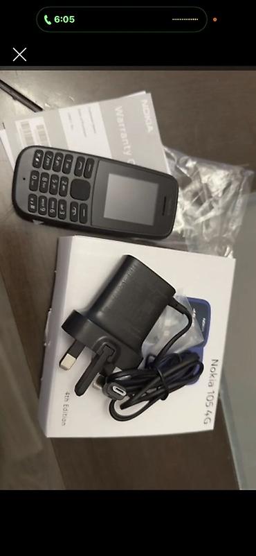 Nokia 105 4G, rəng - Qara, Sənədlərlə