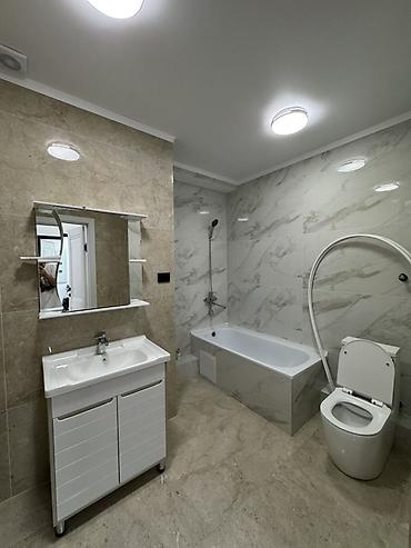 калинина: 1 комната, 52 м², Аламедин-1 мкр Элитка, 8 этаж, Свежий ремонт — 10
