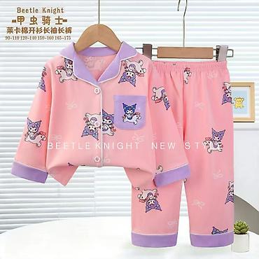 Uşaqlar üçün digər geyimlər: Uşaq pijama dəsti – Beetle Knight New Style 1yawdan 12yawa kimi - İki — 8