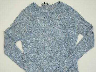 błękitna eleganckie bluzki: Sweter, M, stan - Dobry