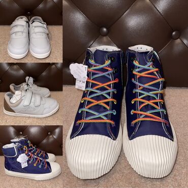 обувь жорданы: Next детская обувь Новая Серые кожаные размер: 30р, цена 3000с
