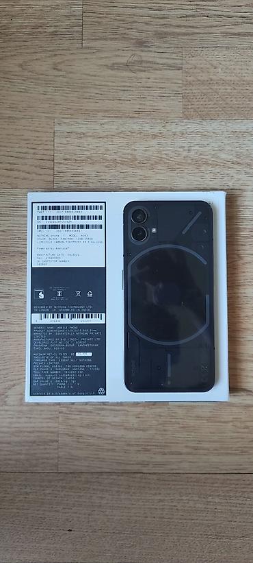sony ses: Nothing Phone (1) – A063, Qara, 12+8 GB RAM / 256 GB yaddaş — 3