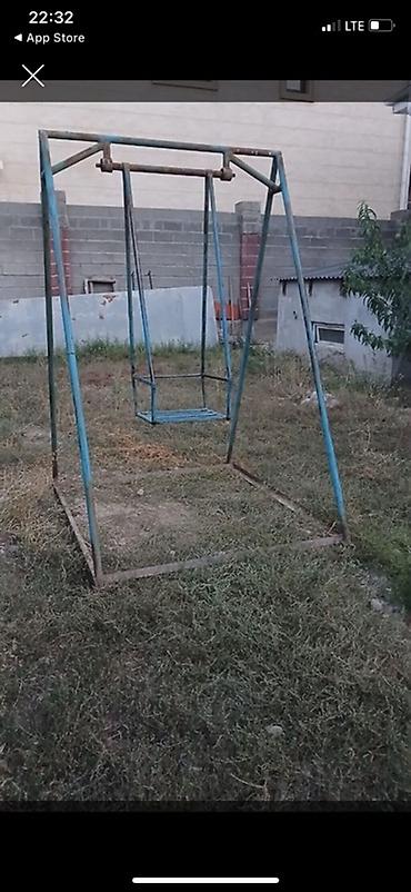 продаю качели: Садовые качели Металл, Со спинкой, Без крыши — 1