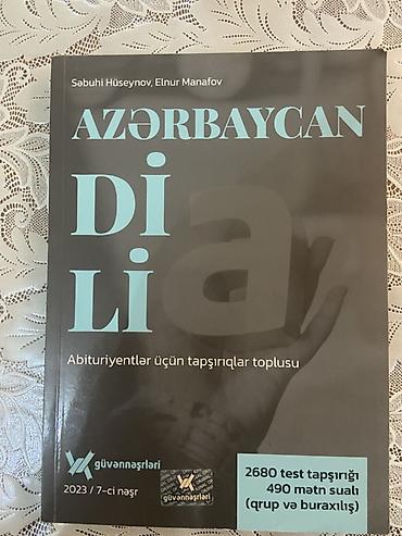 Məhsul: “Azərbaycan dili – Abituriyentlər üçün tapşırıqlar toplusu”