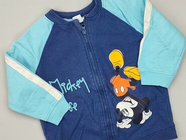 sweterek czekoladowy: Bluza, Disney, 2-3 lat, 92-98 cm, stan - Dobry