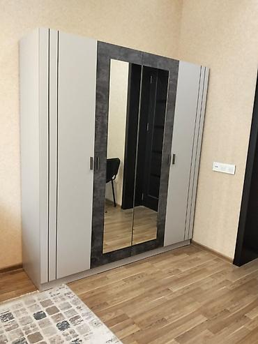 lovhe: Yeni, 4 qapılı, Güzgülü, Boz, Açılan, Düz dolab — 3