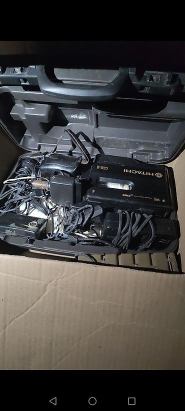 Videokameralar: Hitachi VHS videokamera dəsti – kasseta əsaslı köhnə model Komplekt — 1