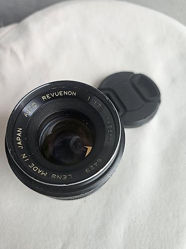 bədii ədəbiyyat: Auto Revuenon 55mm f/1.7 manual fokus obyektiv - Fokus məsafəsi: 55 — 1
