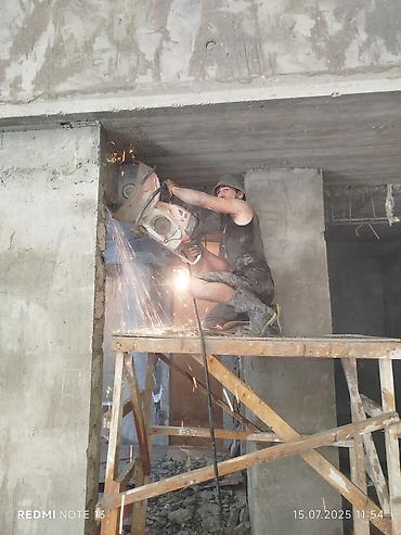 Beton işləri: Beton kəsmə beton deşmə beton kəsimi beton kəsmək beton dəlini — 9