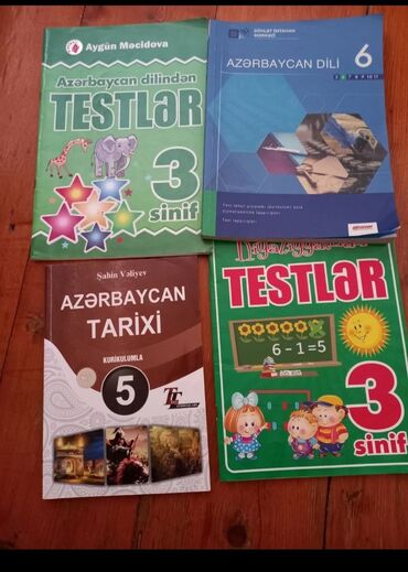 Tədris ədəbiyyatı: Dərsliklər biri 3 man.satılır hamısı birlikdə 15 man — 3