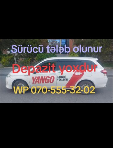 yuk maşını surucusu: Taksi sürücüsü tələb olunur, Nəqliyyat vasitəsi verilir, Həftəlik ödəniş, 1 ildən az təcrübə