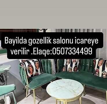 Kommersiya daşınmaz əmlakı: Bayıl ərazisində gözəllik salonu icarəyə verilir. - Zövqlü interyer — 1