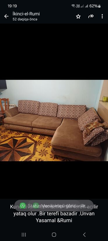 divan çarpayı: Угловой диван