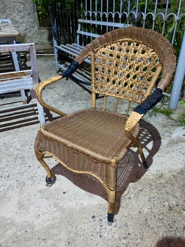кухонная мебель в баку цены: Rattan bağ mebeli dəsti - Toxunma rattan kreslo – əyri bel dayağı