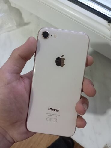 Apple iPhone: IPhone 8, 64 GB, Rose Gold, Barmaq izi