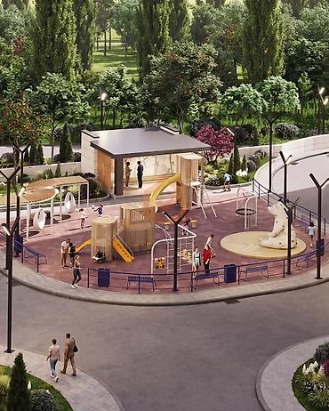 archa group: 1 комната, 56 м², Кок-Жар мкр Элитка, 13 этаж — 6