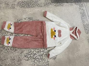 boş şalvar: L /M ölü yumşaq pijama dəsti - 2 hissəli: kapüşonlu üst və uzun — 3