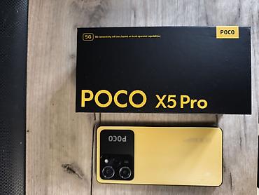 realme note 55: Poco X5 Pro 5G, 256 GB, rəng - Sarı, Barmaq izi — 1