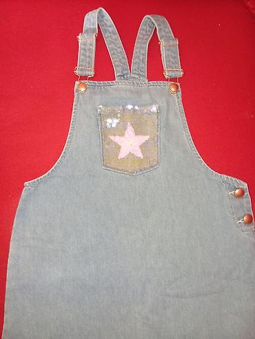 cins don: LC Waikiki denim pinafor (jins sarafan)11 12 yaw seliqelidir - Brend — 2