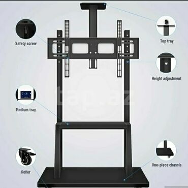 Kronşteynlər: Möhkəm Etibarlı aşmayan Təkərli Televizor stendi -da lalafo.az — 5 Kronşteynlər: Möhkəm Etibarlı aşmayan Təkərli Televizor stendi — 5