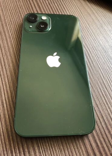 IPhone 13, Б/у, 128 ГБ, Зеленый, Зарядное устройство, Защитное стекло, Чехол, 97 %