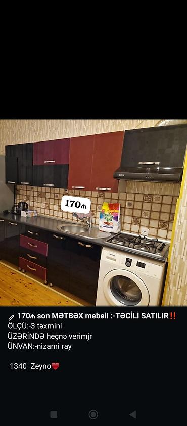 077 613 12 74 Mətbəx mebeli dəsti - Üst dolablar və alt tumbalarla lalafo.az -da 077 613 12 74 Mətbəx mebeli dəsti - Üst dolablar və alt tumbalarla